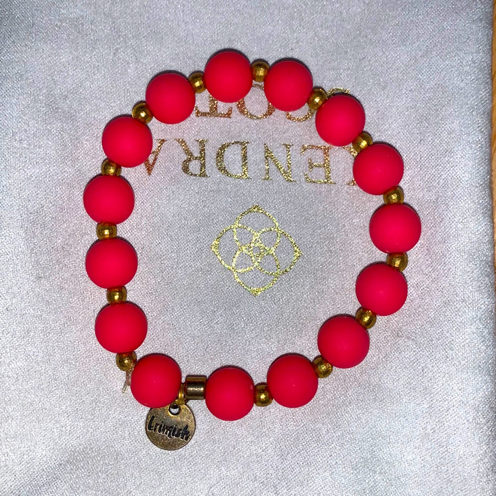 Hot pink bracelet